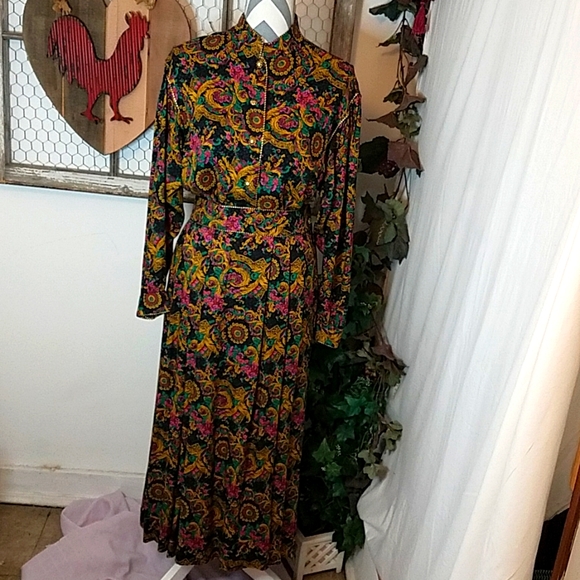 VINTAGE Evan-Picone 2 piece Dress - Picture 2 of 10